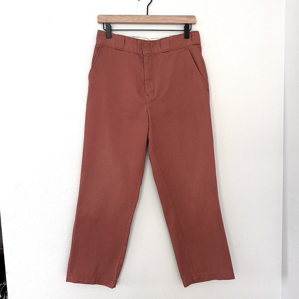 Dickies Urban Outfitters High Waisted Pant Women's 30" waist (8) Terracotta
